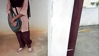 Indian Students Fucks Outdoor in someone's bailiwick